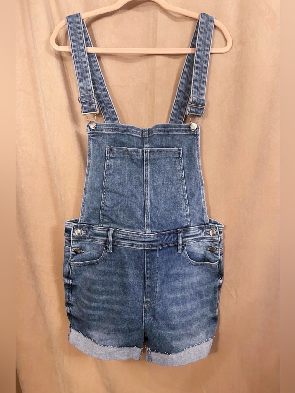 PINK LILY SHORTS OVERALLS